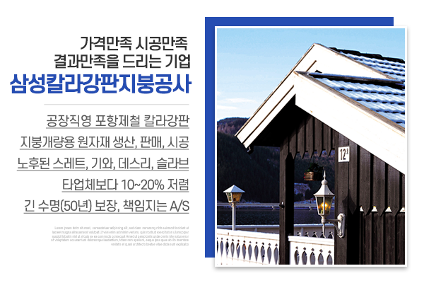 삼성칼라강판지붕_소개